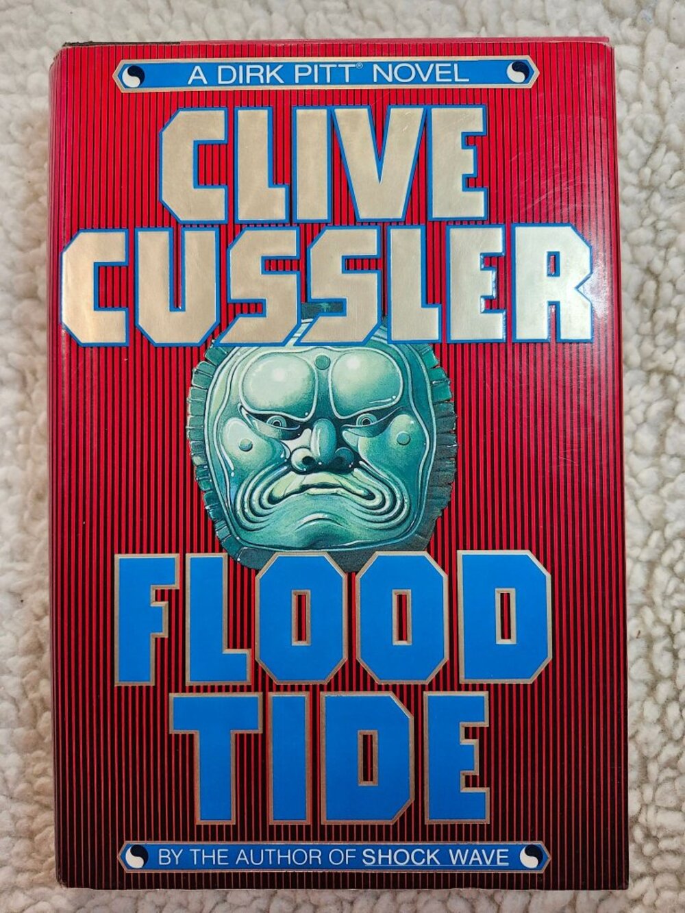 Clive Cussler Flood Tide Hardcover DJ 1997 Simon & Schuster Dirk Pitt Adventure
